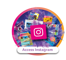 instgram buttons