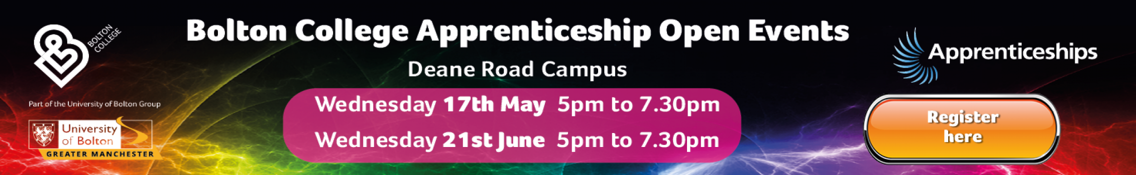 Register for our Apprenticeship Open Event