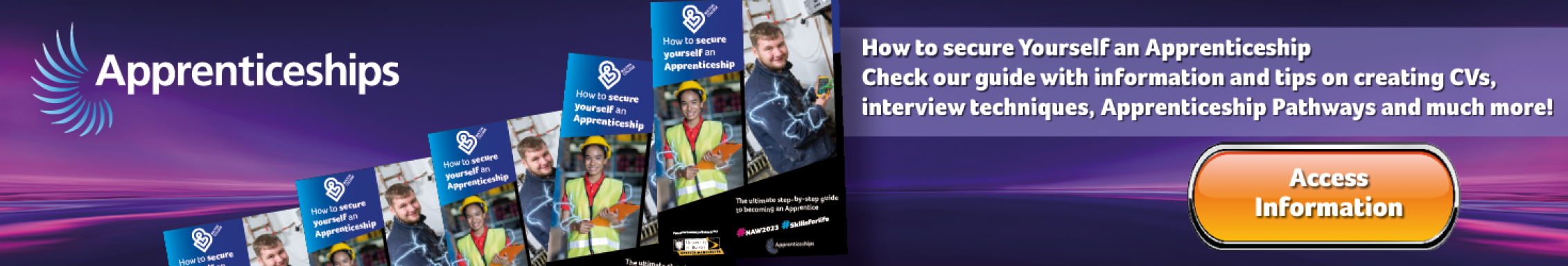 Access how to Secure an Apprenticeship booklet 2023